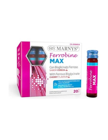 Ferrobine max hierro 20 viales de 10ml MARNYS®