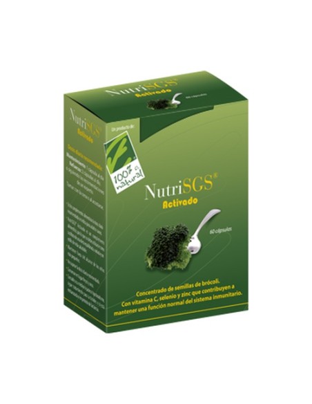 NutriSGS activado - concentrado de semillas de brócoli 60 cápsulas 100% Natural