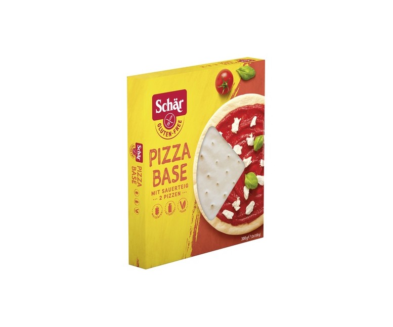 Base de pizza sin gluten 2 unidades de 150g Schär