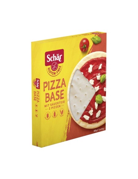 Base de pizza sin gluten 2 unidades de 150g Schär