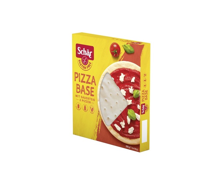 Base de pizza sin gluten 2 unidades de 150g Schär