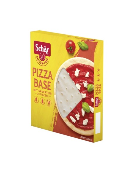 Base de pizza sin gluten 2 unidades de 150g Schär