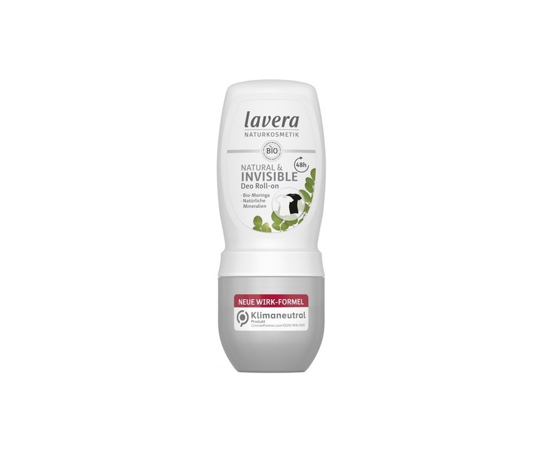 Desodorante roll-on 48h invisible & natural 50 ml Lavera