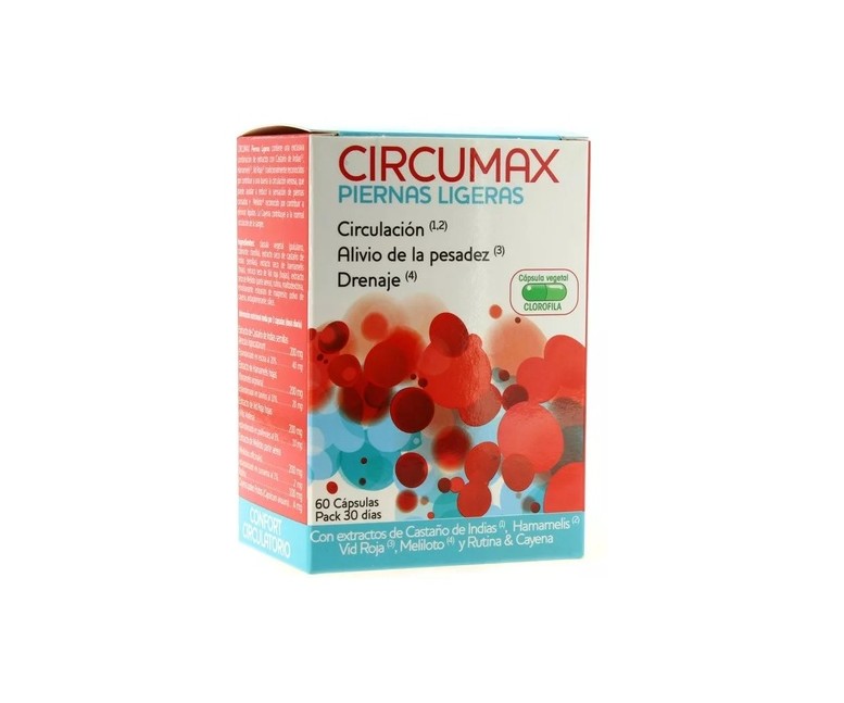 Circumax piernas ligeras 60 cápsulas vegetales Vaminter