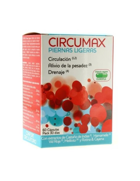 Circumax piernas ligeras 60 cápsulas vegetales Vaminter