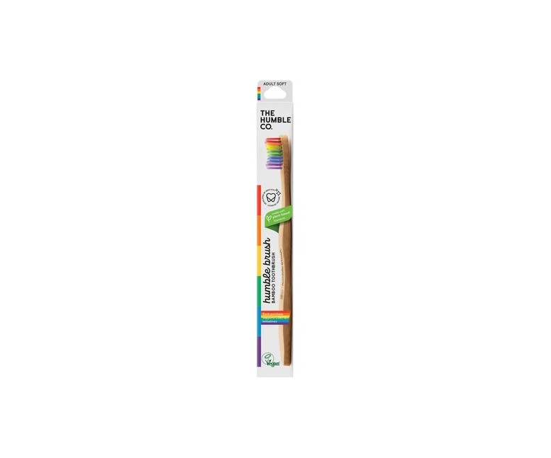 Cepillo de dientes arcoiris - suave 1 unidad The Humble Co.