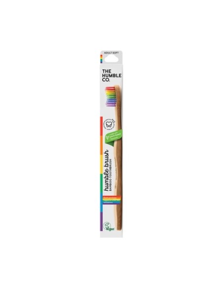 Cepillo de dientes arcoiris - suave 1 unidad The Humble Co.
