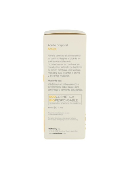 Aceite de Árnica Calmante 60 ml de aceite Mon Deconatur