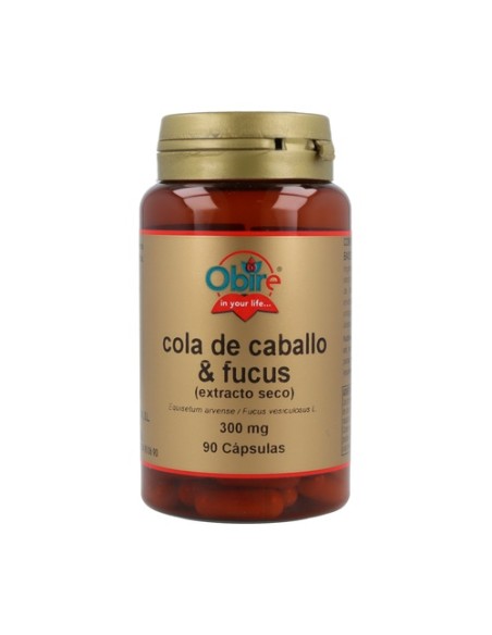 Cola de Caballo y Fucus 90 cápsulas de 300mg Obire