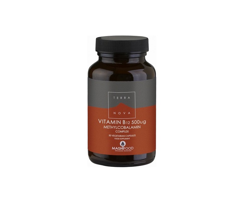 Vitamina B12 Complex 50 cápsulas de 500g (500g) Terranova
