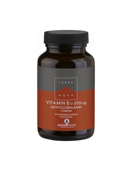 Vitamina B12 Complex 50 cápsulas de 500g (500g) Terranova