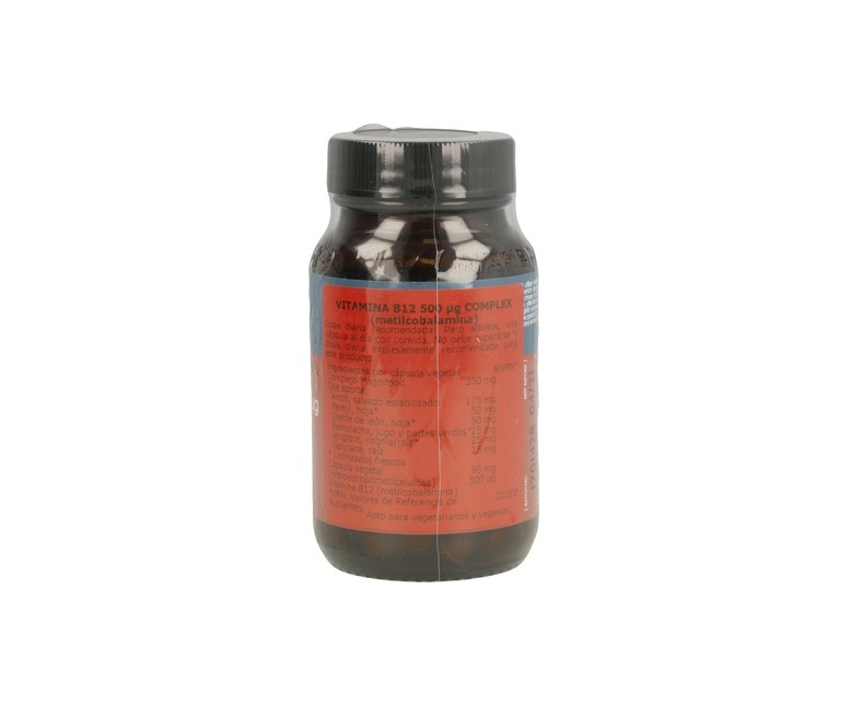 Vitamina B12 Complex 50 cápsulas de 500g (500g) Terranova
