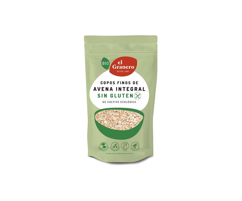 Copos Suaves de Avena Integral Bio 500g 500 g El Granero Integral