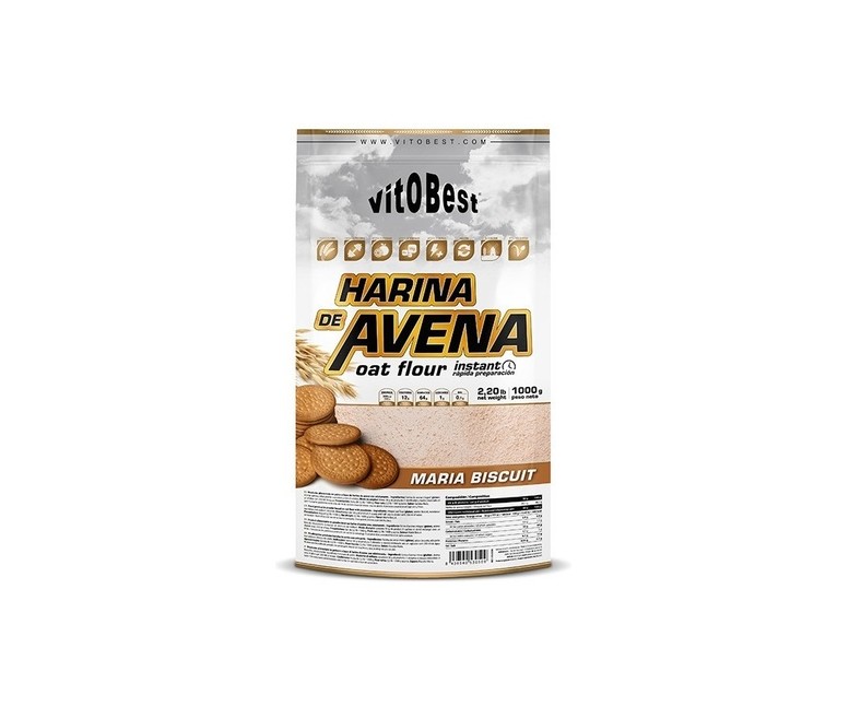 Harina avena galleta maria 1 kg de polvo (Avena) VIT.O.BEST