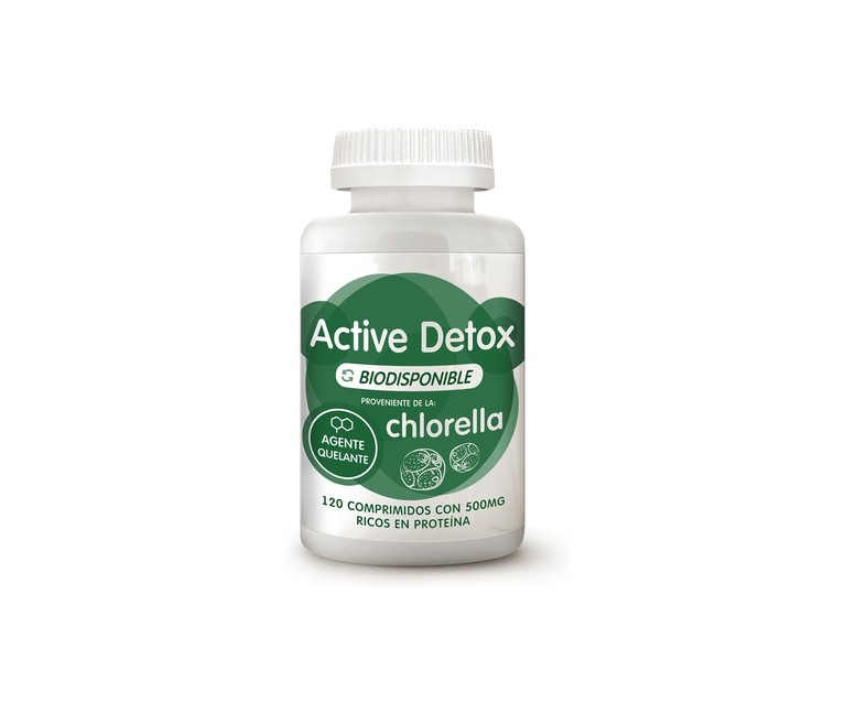 Active detox de chlorella 120 cápsulas de 500μg Energy Feelings