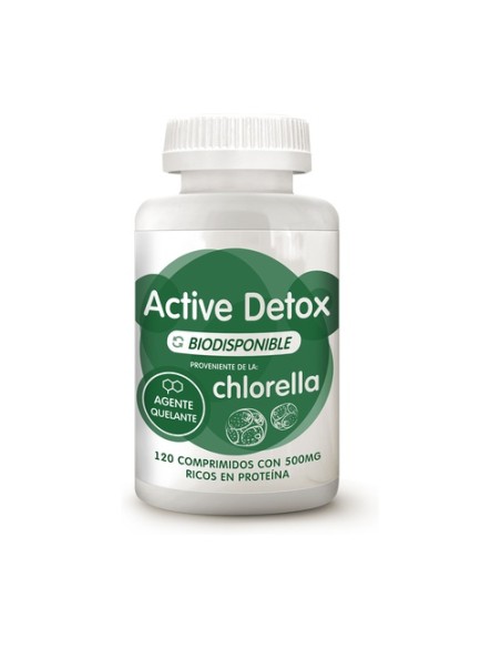 Active detox de chlorella 120 cápsulas de 500μg Energy Feelings