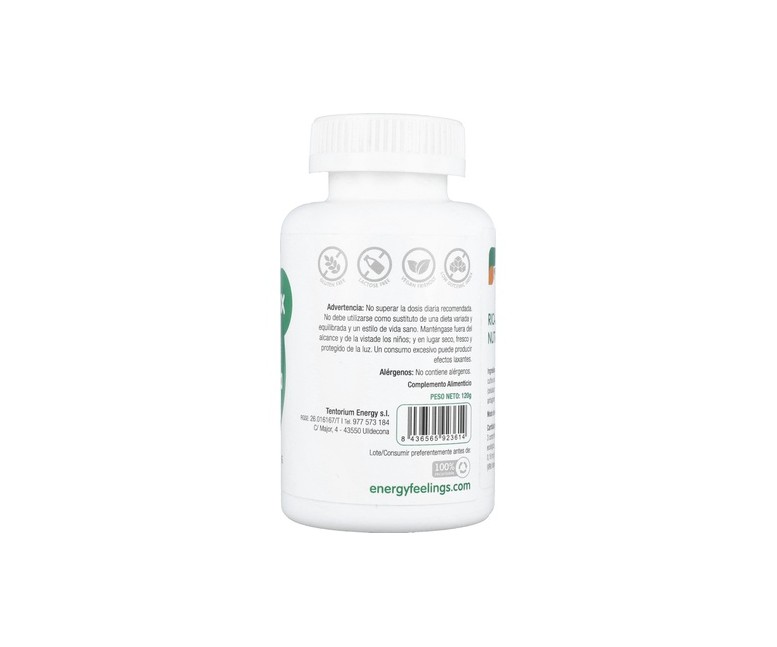 Active detox de chlorella 120 cápsulas de 500μg Energy Feelings
