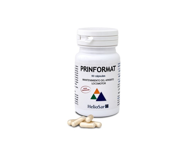 Prinformat sistema locomotor 60 cápsulas de 500mg Heliosar