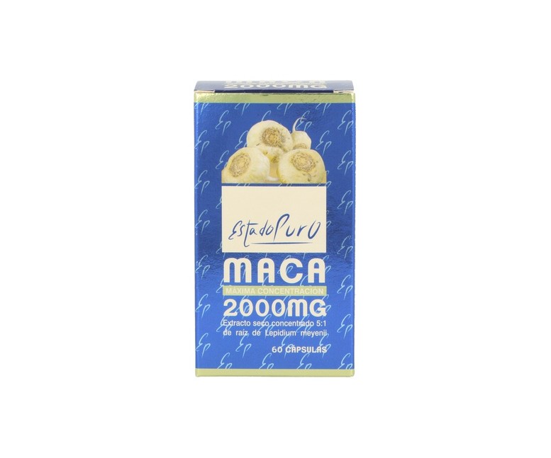 Maca 2.000 mg 60 cápsulas vegetales de 535mg Estado Puro