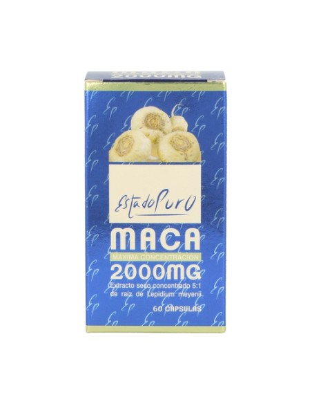 Maca 2.000 mg 60 cápsulas vegetales de 535mg Estado Puro