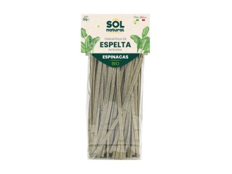 Tagliatelle de espelta integral con espinacas Bio