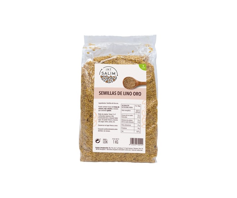 Semillas de lino oro 1 kg Int-Salim