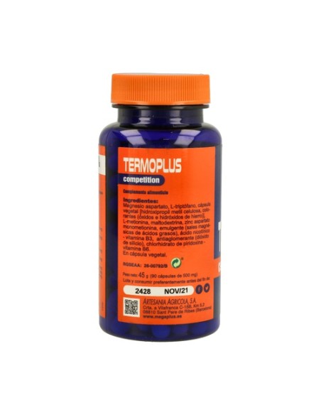 Termoplus (Termogénico) 90 cápsulas Mega Plus