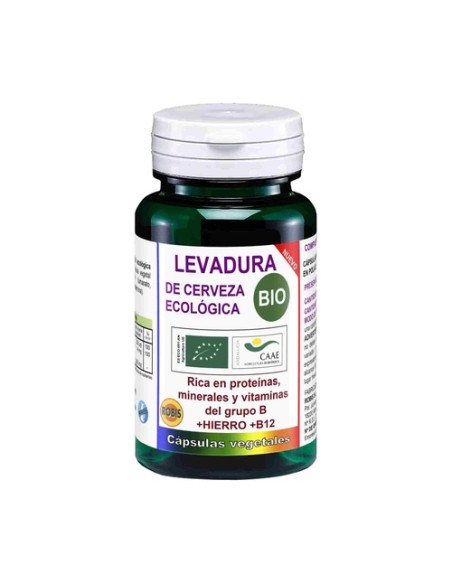 Levadura de cerveza Eco 50 cápsulas vegetales de 509.2 mg Robis