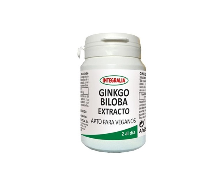 Ginkgo biloba extracto 60 cápsulas Integralia