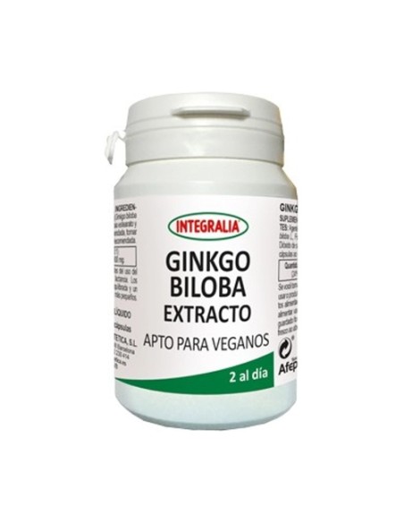 Ginkgo biloba extracto 60 cápsulas Integralia
