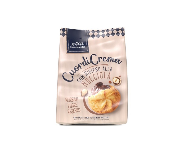 Galleta rellena avellana choco sin gluten 200 g (Avellana - Chocolate) Sottolestelle