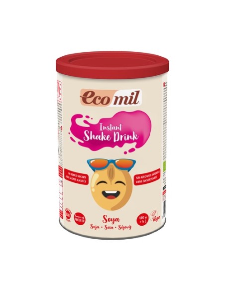 Bebida de Soya Instant sin azúcares añadidos 400 g de polvo Ecomil