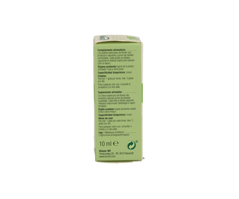 Aceite Esencial de Niaouli Bio 10 ml de aceite esencial Biover
