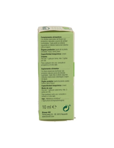Aceite Esencial de Niaouli Bio 10 ml de aceite esencial Biover