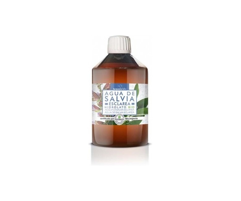 Agua de Salvia Esclarea Hidrolato Bio 250 ml de agua floral Terpenic