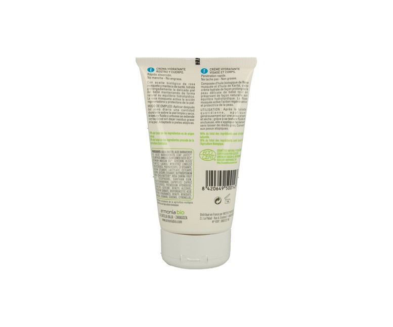 Crema Hidratante Cara y Cuerpo Bebé 150 ml de crema Armonia