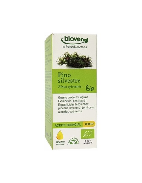 Aceite esencial pino silvestre Bio 10 ml de aceite esencial Biover