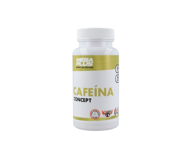 Cafeína concept rendimiento deportivo 90 cápsulas de 505mg Mega Plus