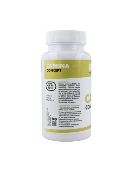 Cafeína concept rendimiento deportivo 90 cápsulas de 505mg Mega Plus