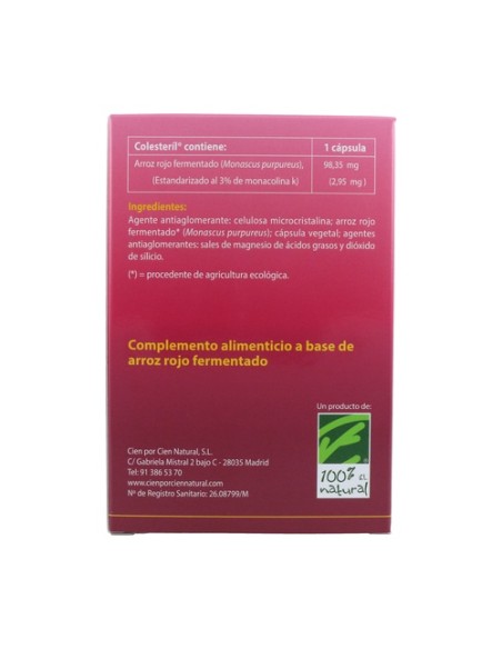 Colesteril 90 cápsulas vegetales 100% Natural
