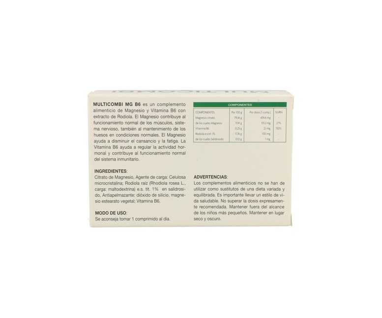 Multicombi Magnesio B6 30 comprimidos Herbofarm