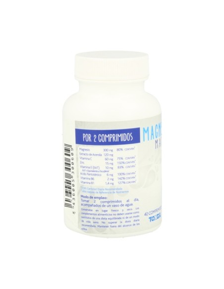 Magnesio marino 40 comprimidos de 800 mg Tongil