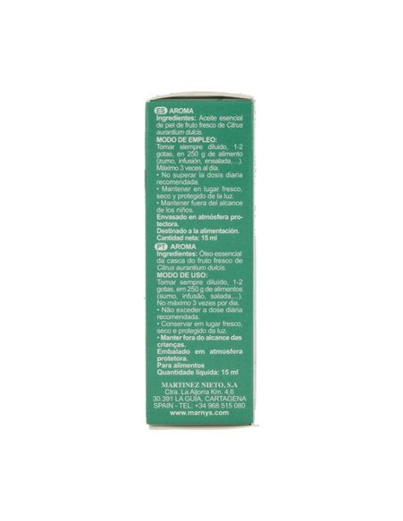 Aceite Esencial de Naranja 15 ml MARNYS®
