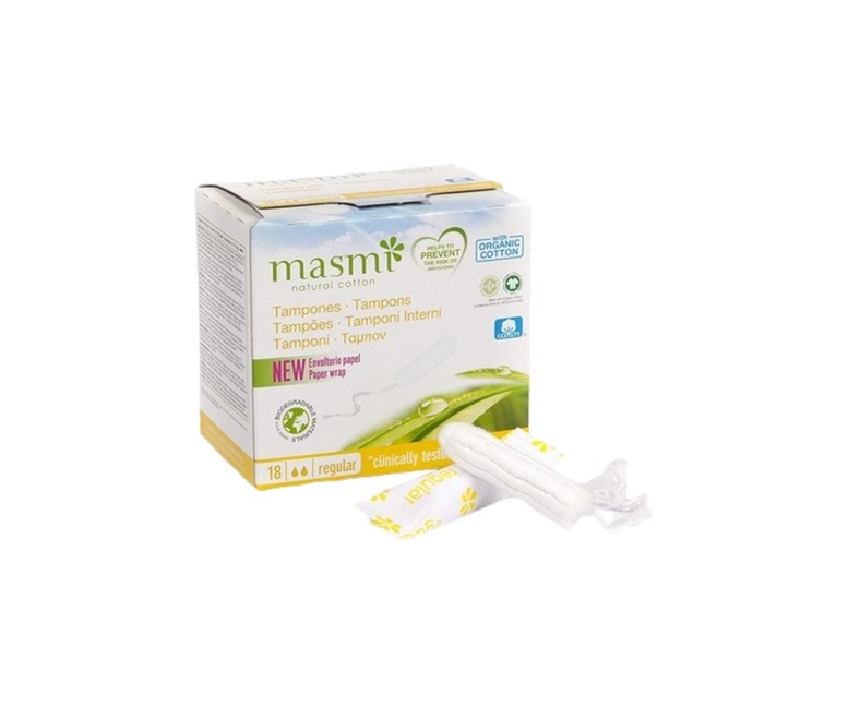 Tampones Digital Regular 18 unidades Masmi Natural Cotton