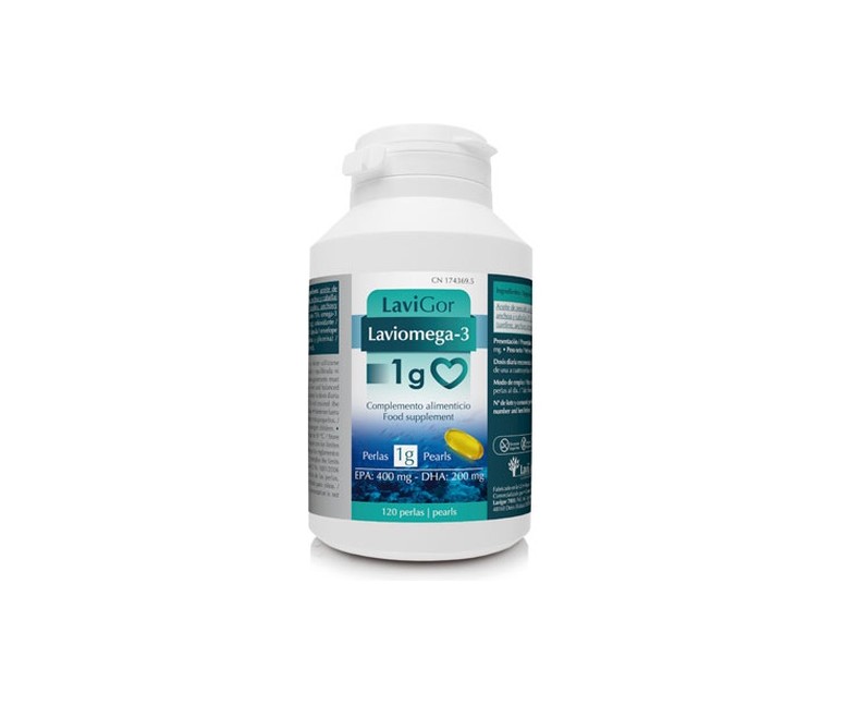 Laviomega 3 1 g 120 perlas Lavigor
