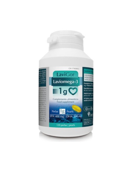 Laviomega 3 1 g 120 perlas Lavigor