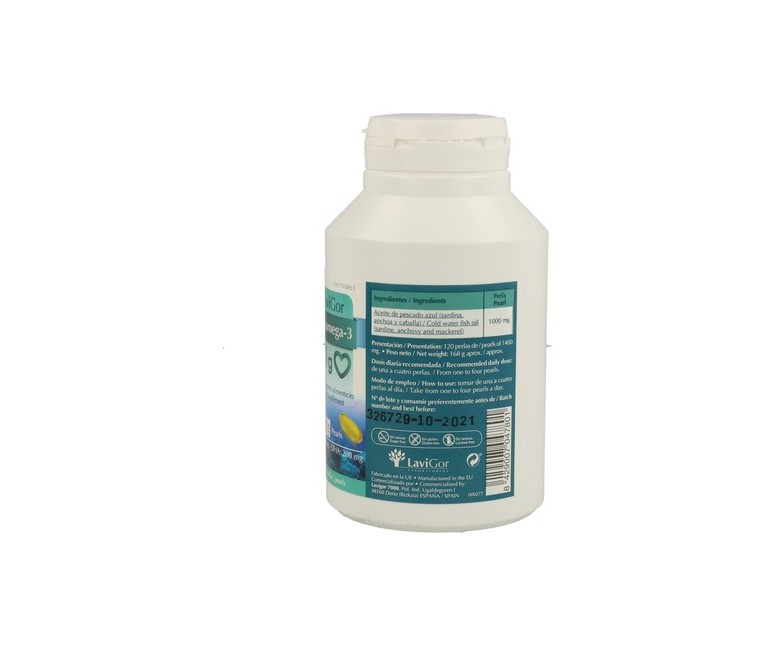 Laviomega 3 1 g 120 perlas Lavigor