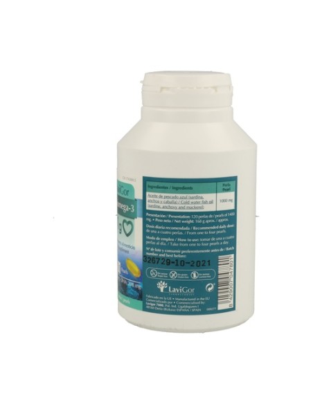 Laviomega 3 1 g 120 perlas Lavigor
