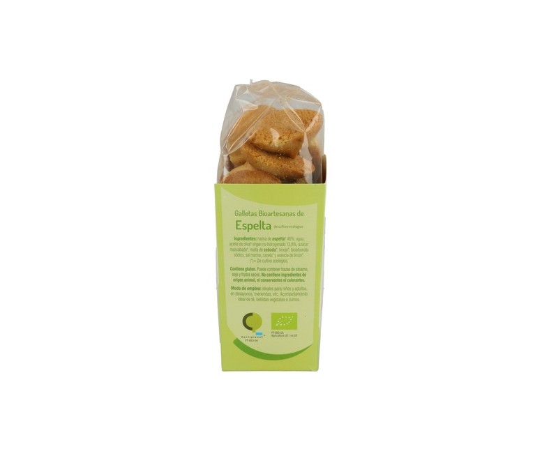 Galletas Artesanas de Espelta Bio 220 g (Espelta) El Granero Integral