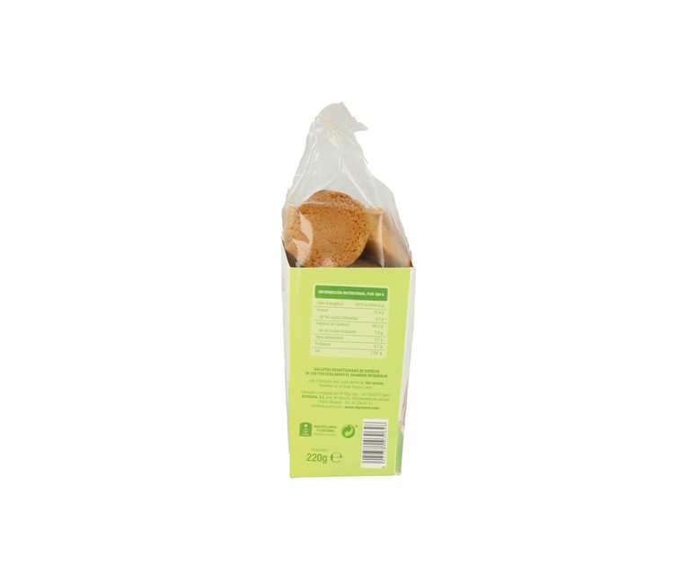 Galletas Artesanas de Espelta Bio 220 g (Espelta) El Granero Integral